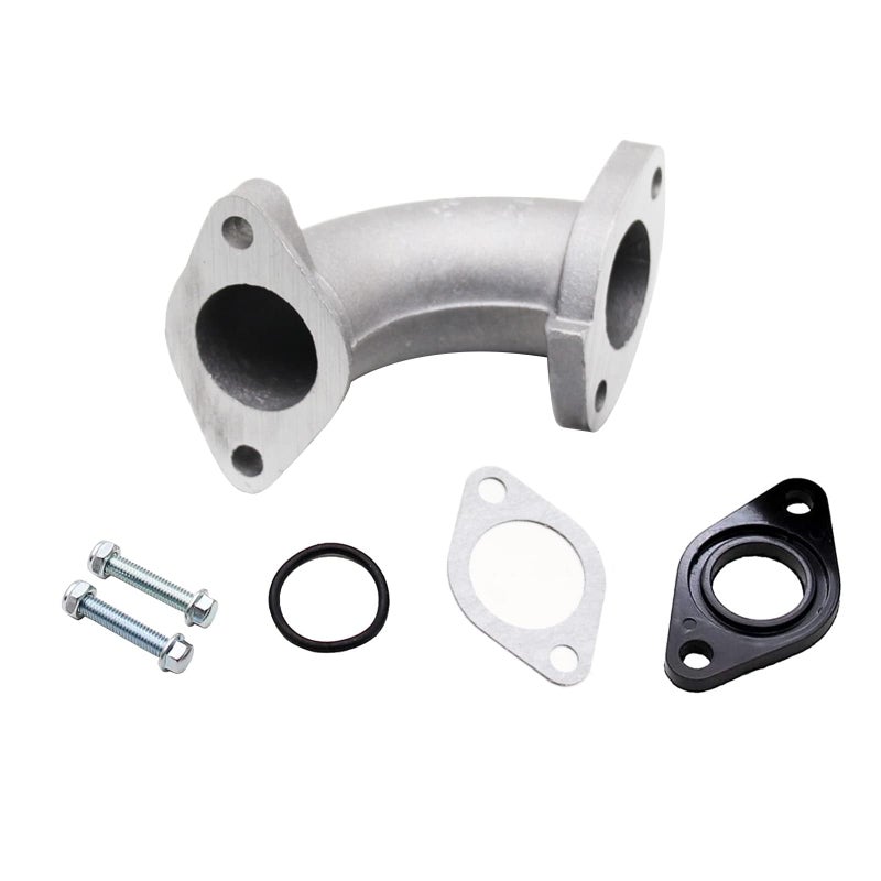 PRO BAT 26MM Intake Manifold Pipe Gasket Spacer Screw Kit for 110cc 125cc 140cc 150cc 160cc Pit Dirt Bike ATV Lifan YX SSR Coolster 56-2 FA (Silver) - Image 3
